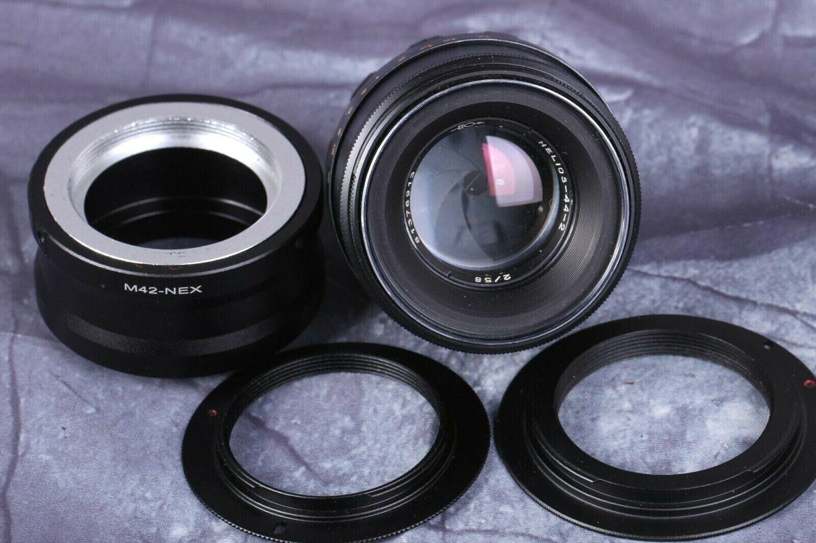 Trioplan Modified Lens cheapest from Helios 44M for Sony E-Nex/ Canon EF Eos/ Micro 4/3 FX Fuji / Nikon AF / M42 / Cl