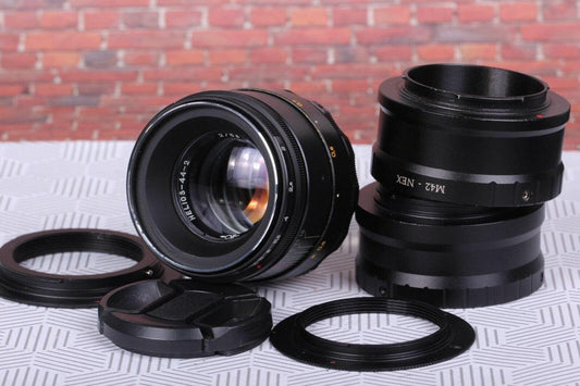 Original Helios 44-2 Lens Soviet USSR Vintage with any adapter on your choice.