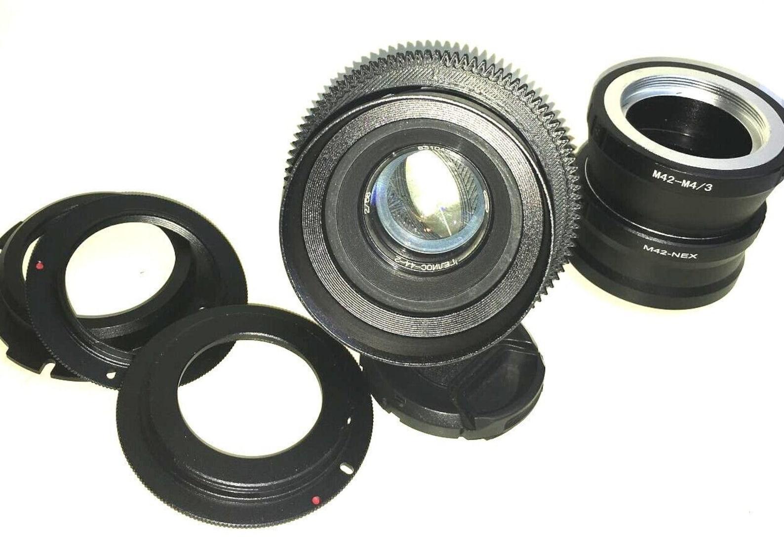Anamorphic lens Helios 44-2 58mm f/2.0 Cine mod Canon EF mount