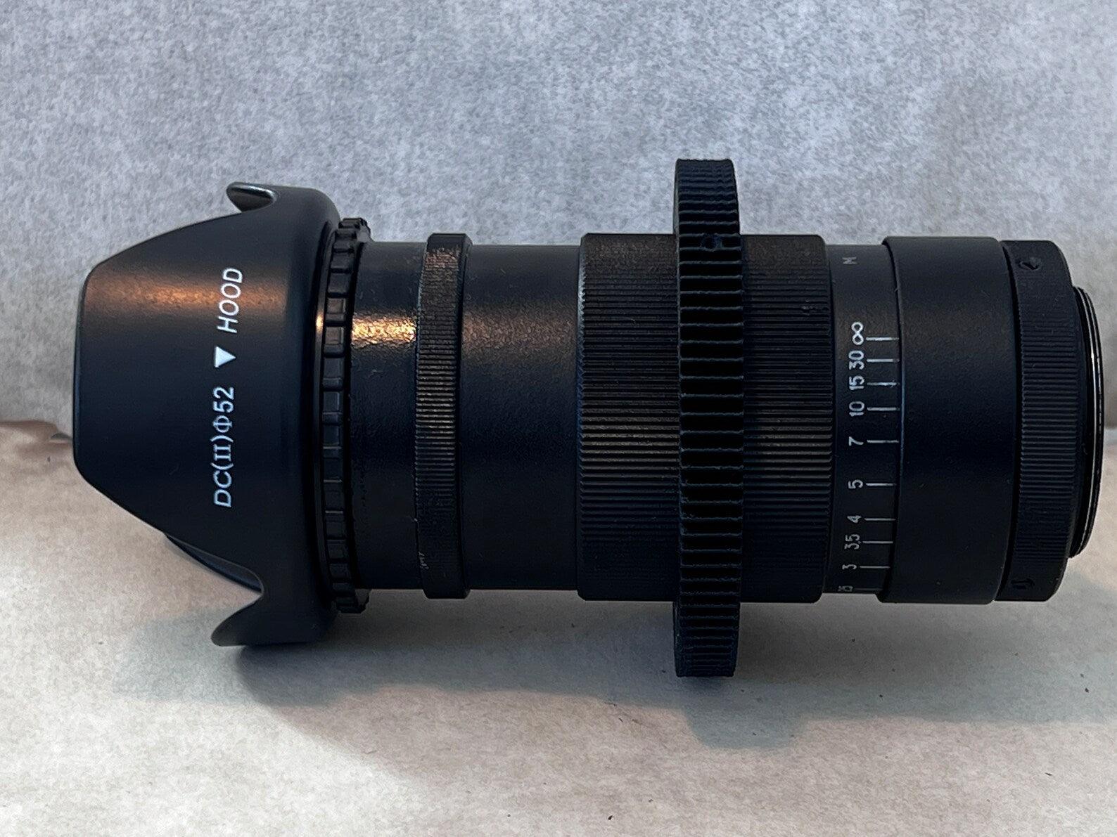 Wide Soviet Anamorphic Jupiter-37A Lens 135mm f/3.5 M42 with any adaptor on your choice.