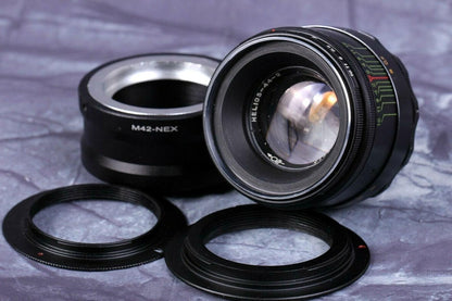 Trioplan Helios-44-2 58mm Lens Modified Vintage for each camera with any adaptor