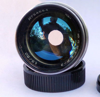 Soviet Jupiter-3 50mm f/1.5 Red P lens for M39 mount cameras ( Zorki, Leica )