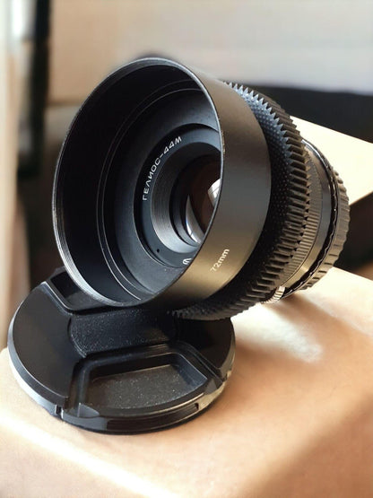 Anamorphic Helios 44 M Lens Soviet Cine Mod for each camera with any adaptor