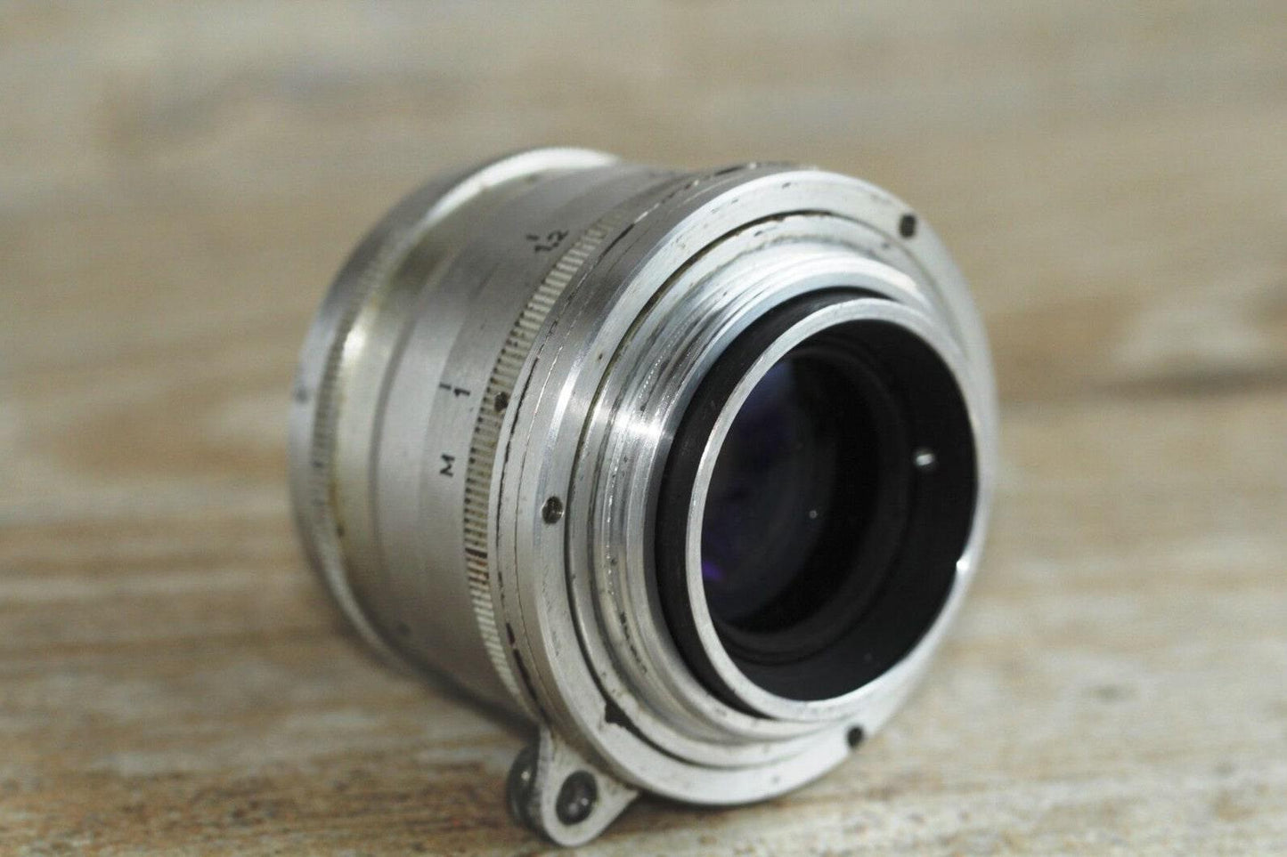 Jupiter-8 50mm Leica Lens USSR Soviet M39 Leica Screw Mount and Leica Adapter