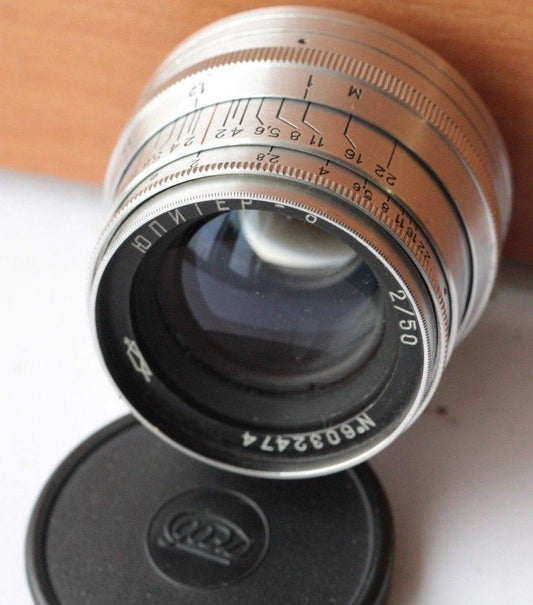 Jupiter-8 50mm f2.0 RED P Soviet Lens M39 mount LM for Leica.